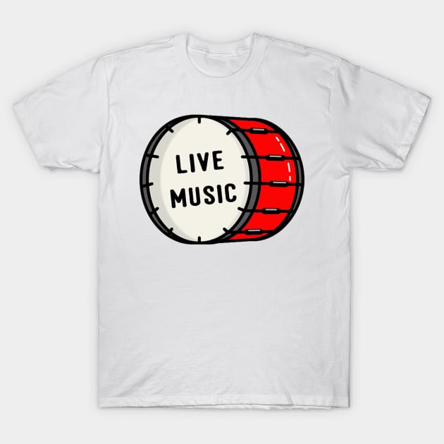 live music T-Shirt by gunungsulah store